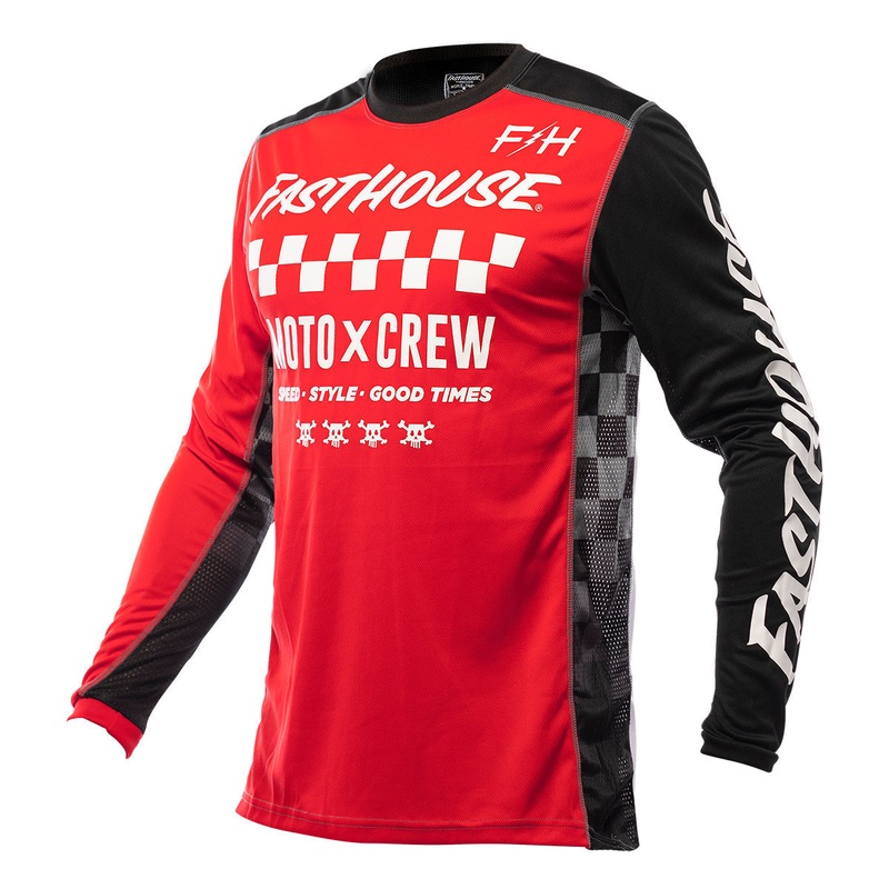 Grindhouse Alpha Jersey – Red/Black S