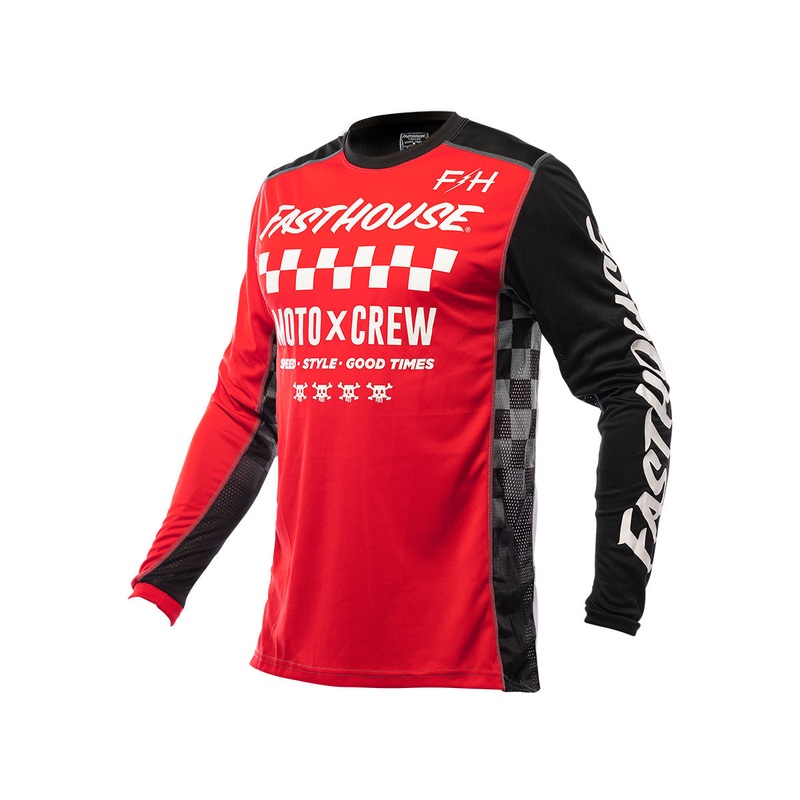 Grindhouse Alpha Youth Jersey – Red/Black YSM