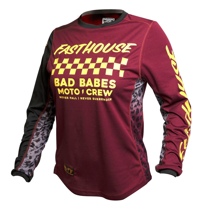 Grindhouse Golden Crew Women’s Jersey – Maroon WSM