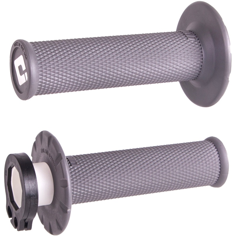 No-Waffle MX V2 Lock-On Grip Graphite Grey