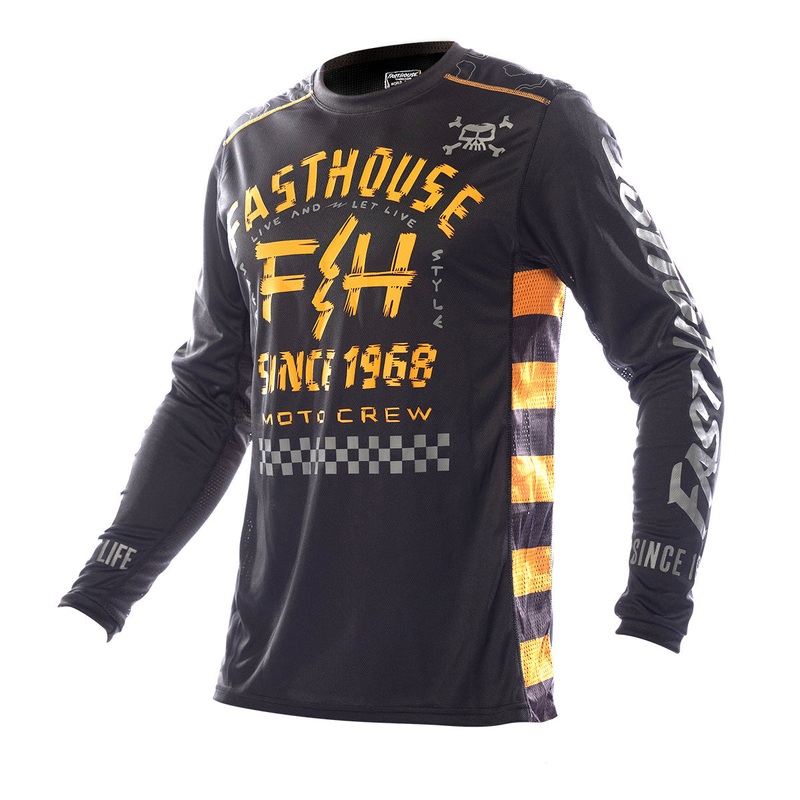 Off-Road Jersey – Black/Amber S