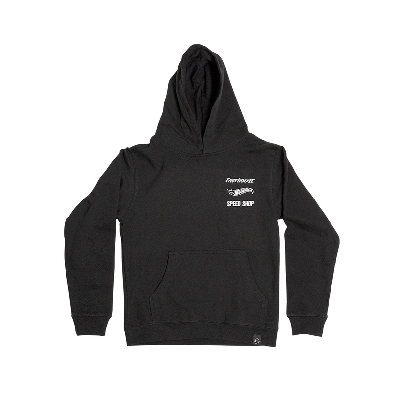 Rush Hot Wheels Youth Hooded Pullover – Black YSM