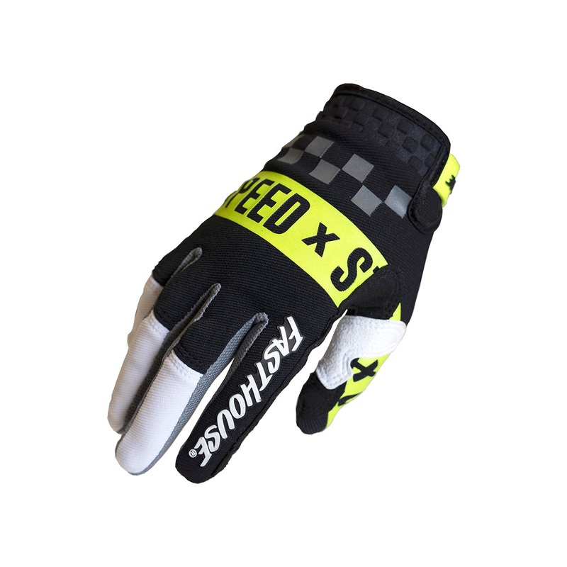 Speed Style Domingo Youth Glove – White/Black YSM