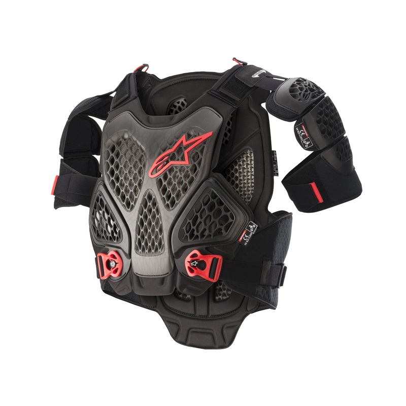 Alpinestars A-6 Chest Protector – Black Anthracite Red M/L