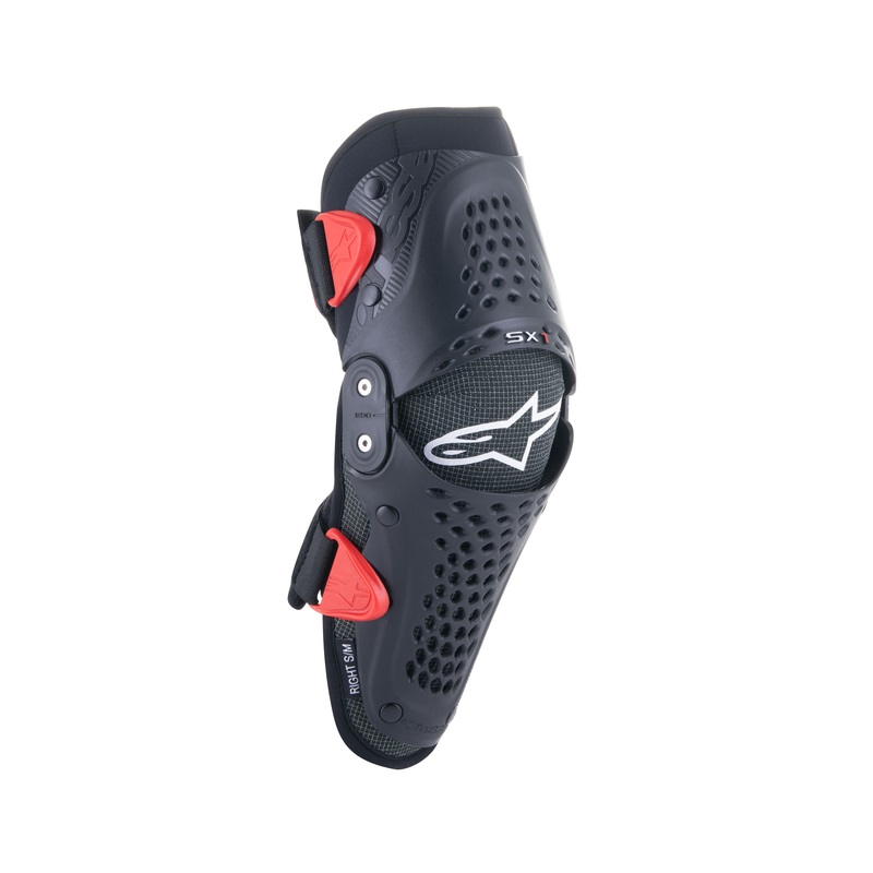 Alpinestars SX-1 Youth Knee Protector – Black Red L/XL