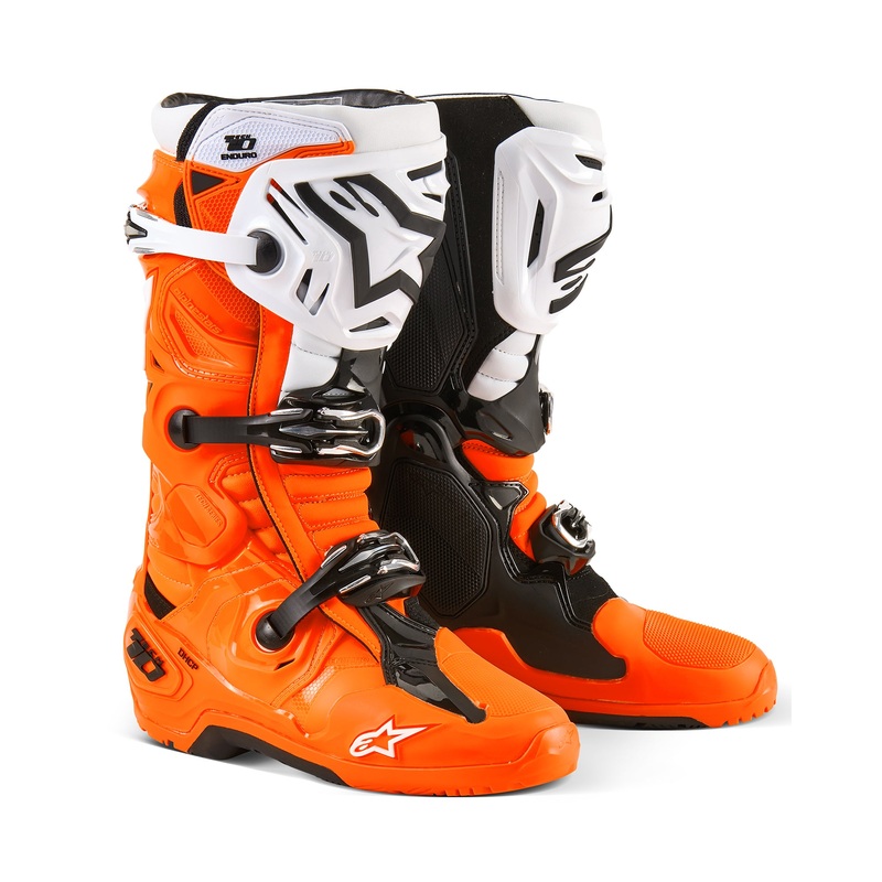 Alpinestars Tech 10 Enduro – Orange Fluo / Black / White US 10 / EU 44.5