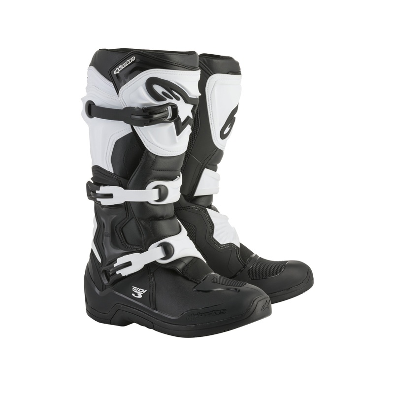 Alpinestars Tech 3 – Black White Boots US 10 / EU 44.5