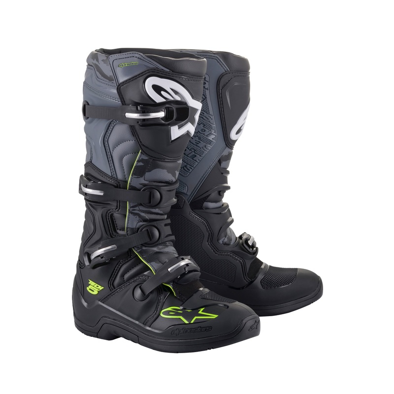 Alpinestars Tech 5 – Black Cool Gray Yellow Fluo Boots US 10 / EU 44.5