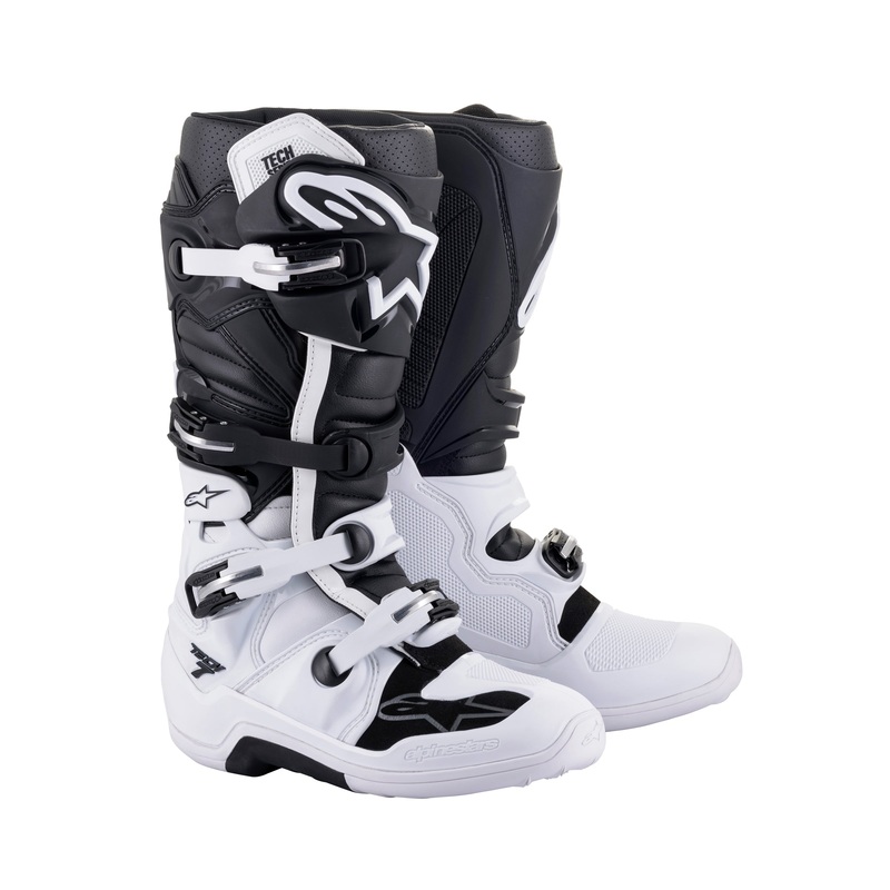 Alpinestars Tech 7 – White Black Boots US 15 / EU 51