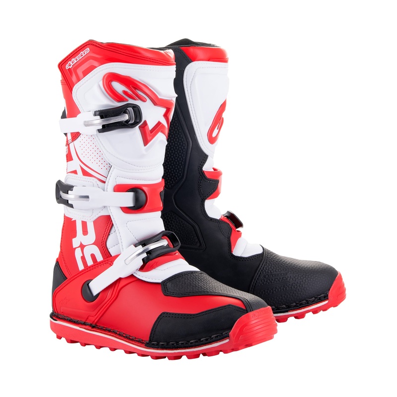 Alpinestars Tech T – Bright Red Black White Boots US 10 / EU 44.5