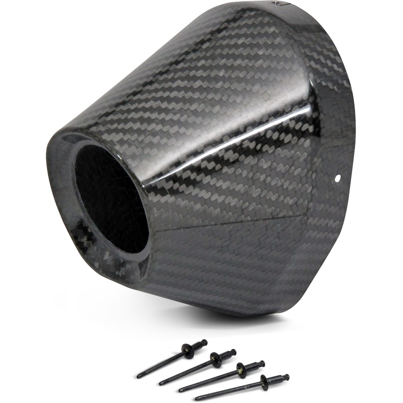 Carbon end cap 4.5″ hole 1 3/4 – Fits most Ti-6 4.5 1 3/4 Black