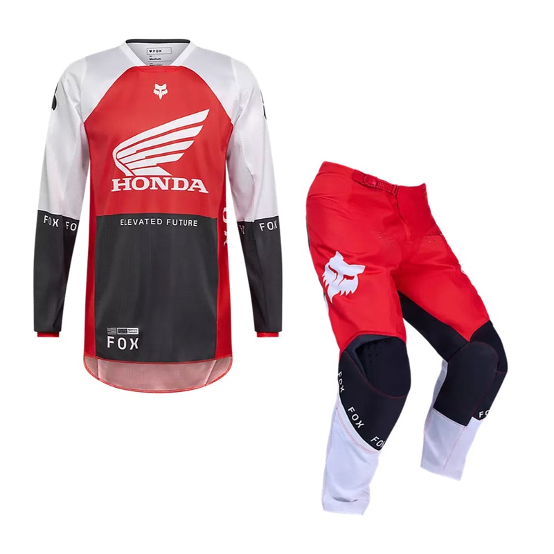 180 HONDA KIT COMBO – FLUORESCENT RED XS 26