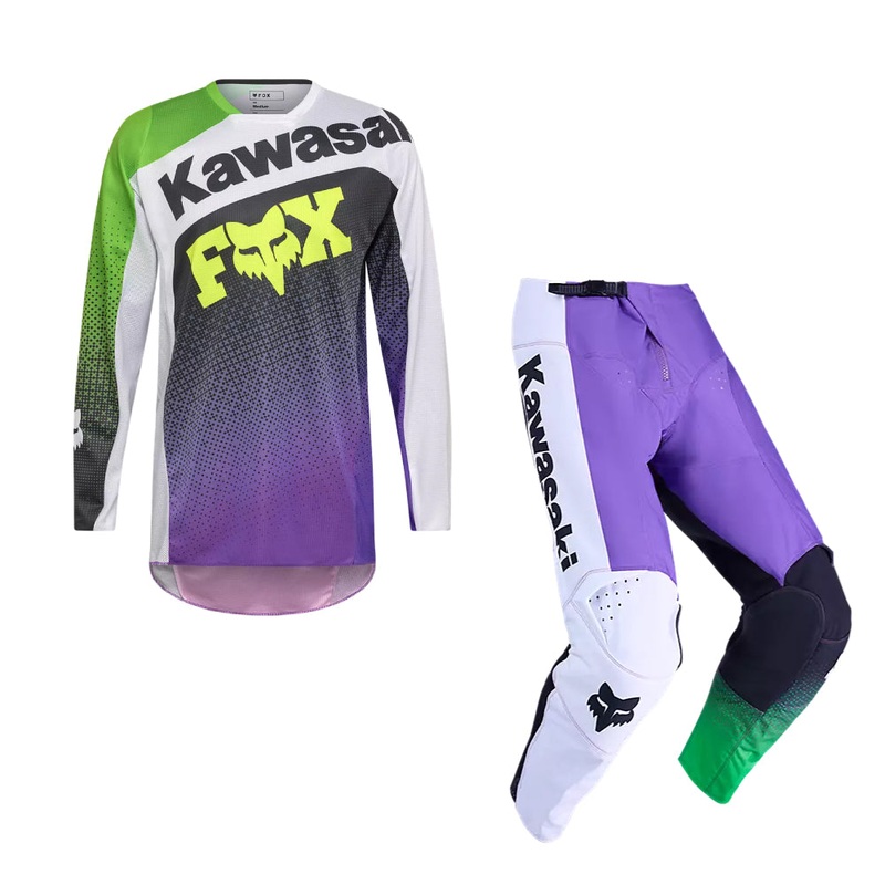 180 KAWASAKI KIT COMBO – PURPLE/WHITE XS 26