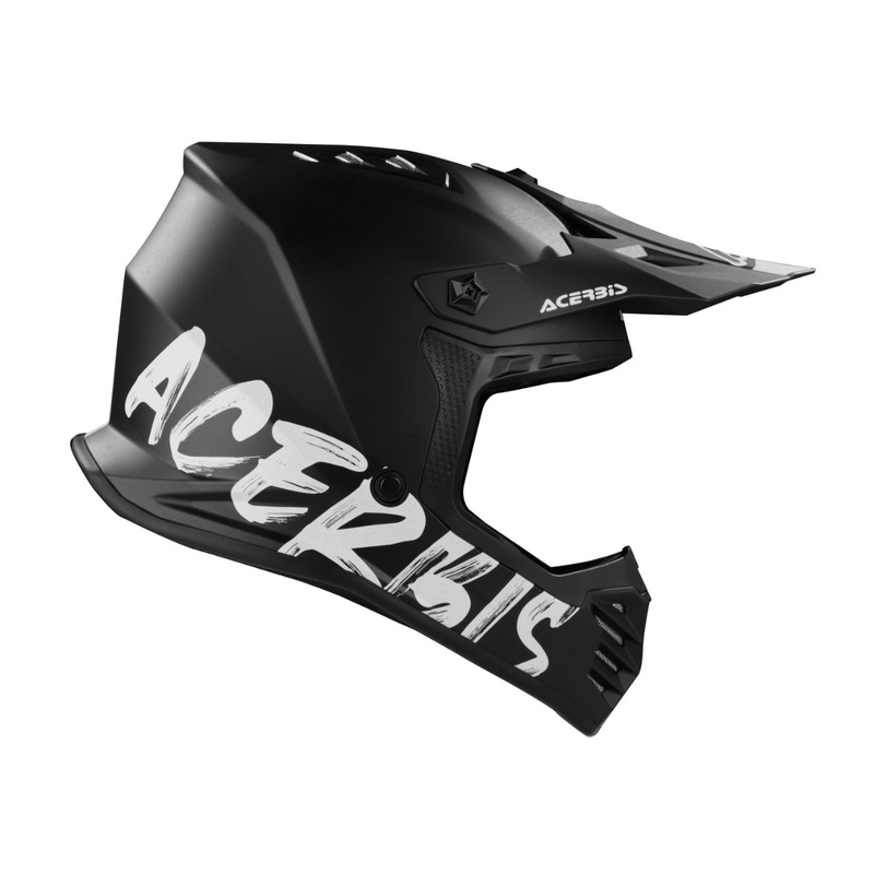 ACERBIS Kids Profile Junior Helmet – Metallic Black Youth Small
