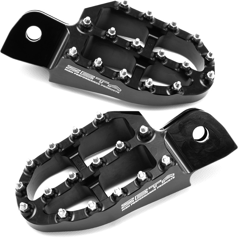 Aluminum FootPegs honda grom / Monkey, Black One size Black