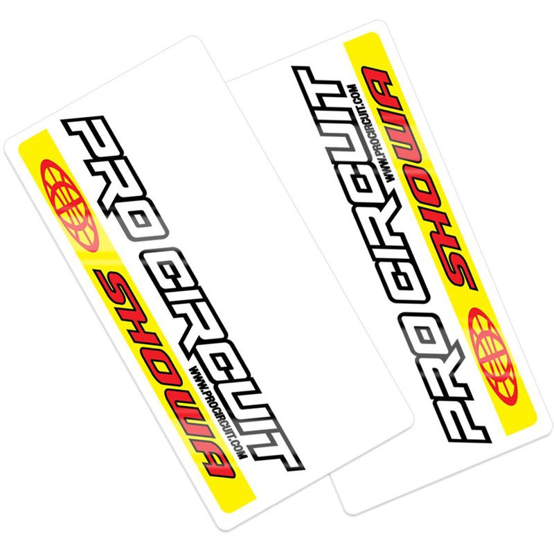 Showa Fork decals One size Yellow / White