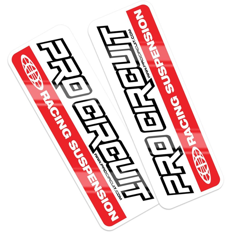 Standard Fork decals One size Red / White