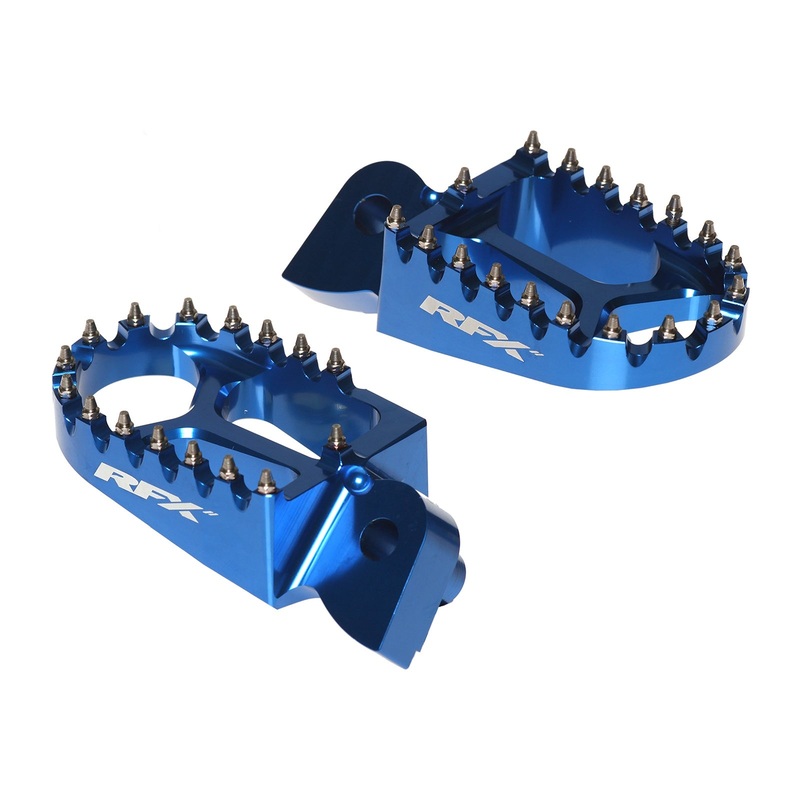 RFX Pro Series Footrests Blue Yamaha YZF450 2023-2025