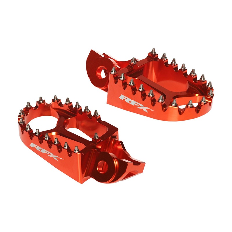 RFX Pro Series Footrests Orange KTM SX50 2024-2025