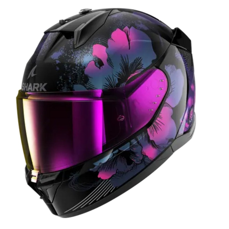 Shark D-Skwal 3 Mayfer KVX Black Purple Blue Full face Helmet XS / 54cm