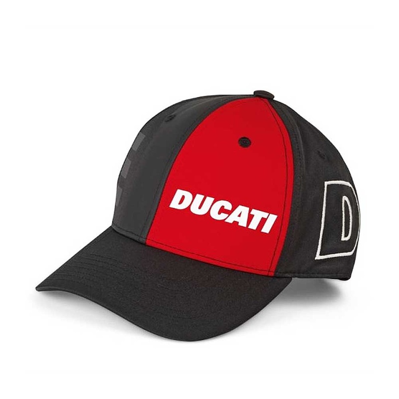 Ducati Explorer Black Red Cap Black