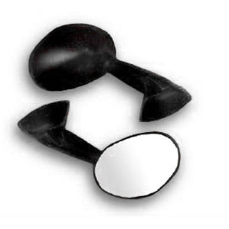 GSX600F 88-97 GSX750F 89-97 Right Hand Mirror Black