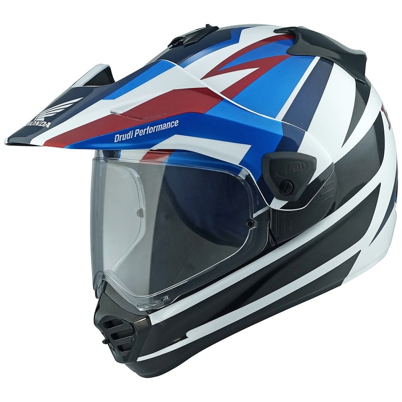 Arai Tour-X 5 Honda AT White Blue Dual Sport Helmet Blue L / 60cm
