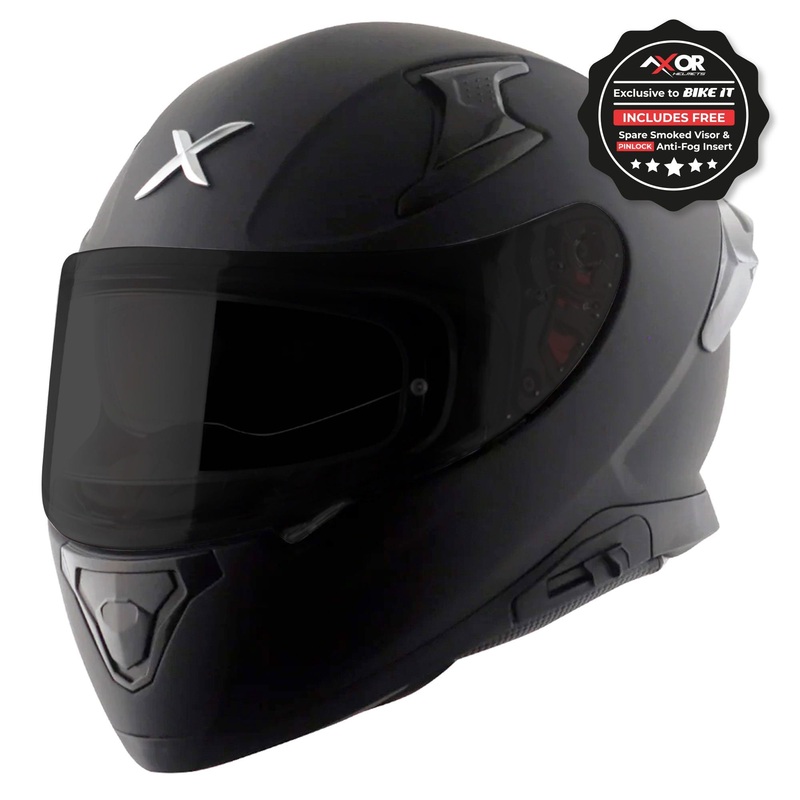 Axor Apex Matt Black Full Face Helmet Matt Black S / 56cm