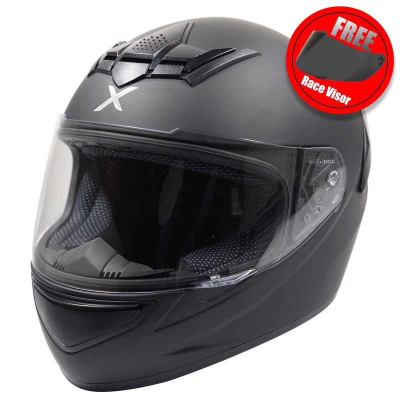 Axor Rage Solid Matt Black Full Face Helmet Matt Black S / 56cm