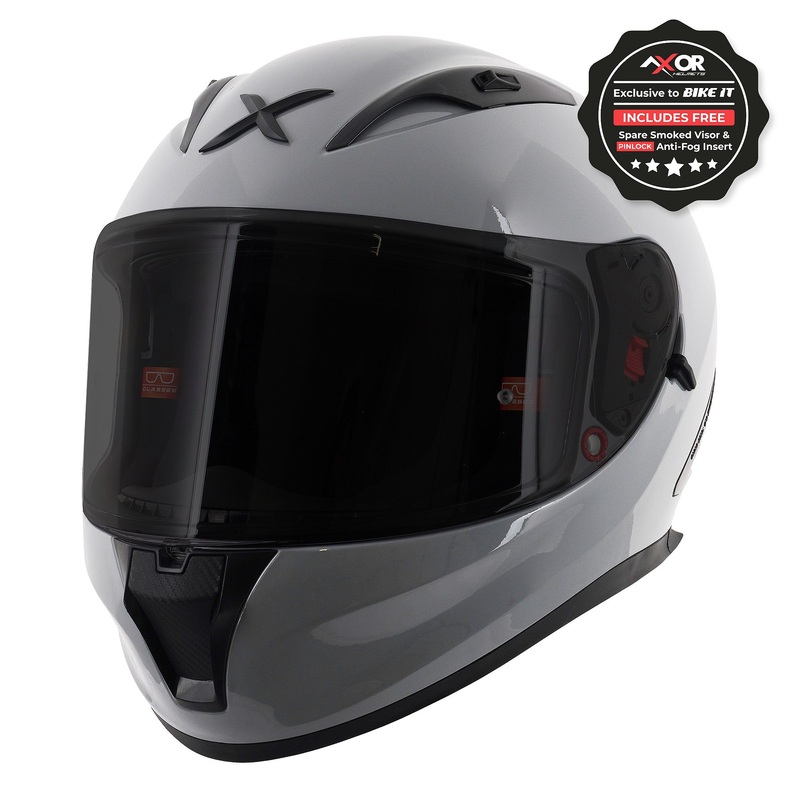 Axor Street Nardo Grey Gloss Full Face Helmet Grey S / 56cm