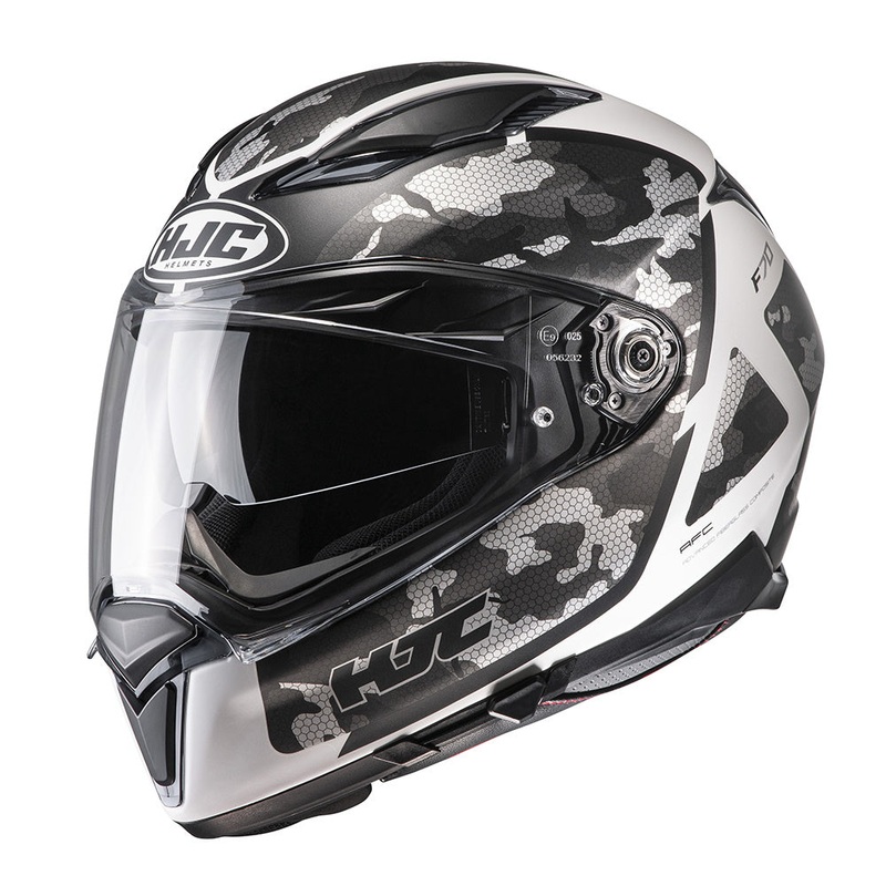 HJC F70 Katra MC10SF White Full Face Helmet White XS / 54cm