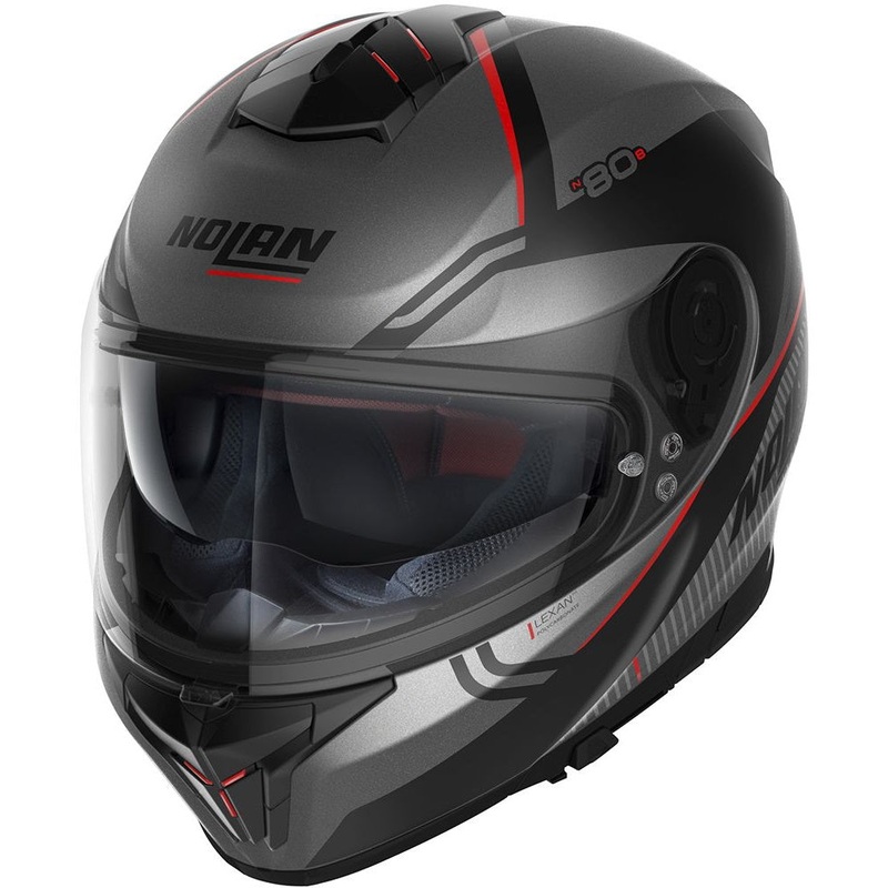 Nolan N80-8 Astute N-Com 024 Full Face Helmet Grey XS / 55cm