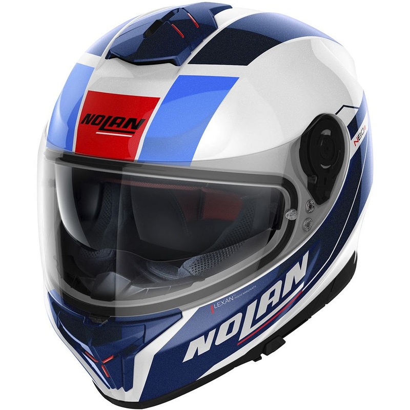Nolan N80-8 Mandrake N-Com 050 Full Face Helmet Blue 2XS / 54cm