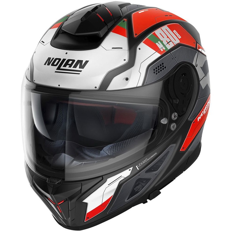 Nolan N80-8 Starscream N-Com 035 Full Face Helmet White 2XS / 54cm
