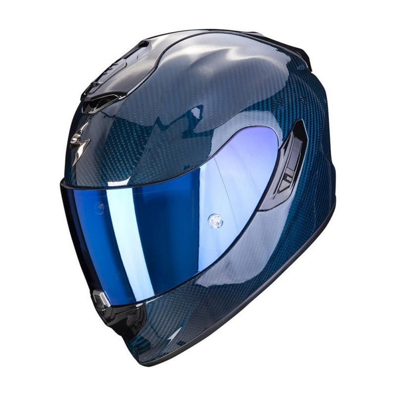 Scorpion Exo 1400 Evo Carbon Full Face Helmet Blue Blue XS / 53-54cm