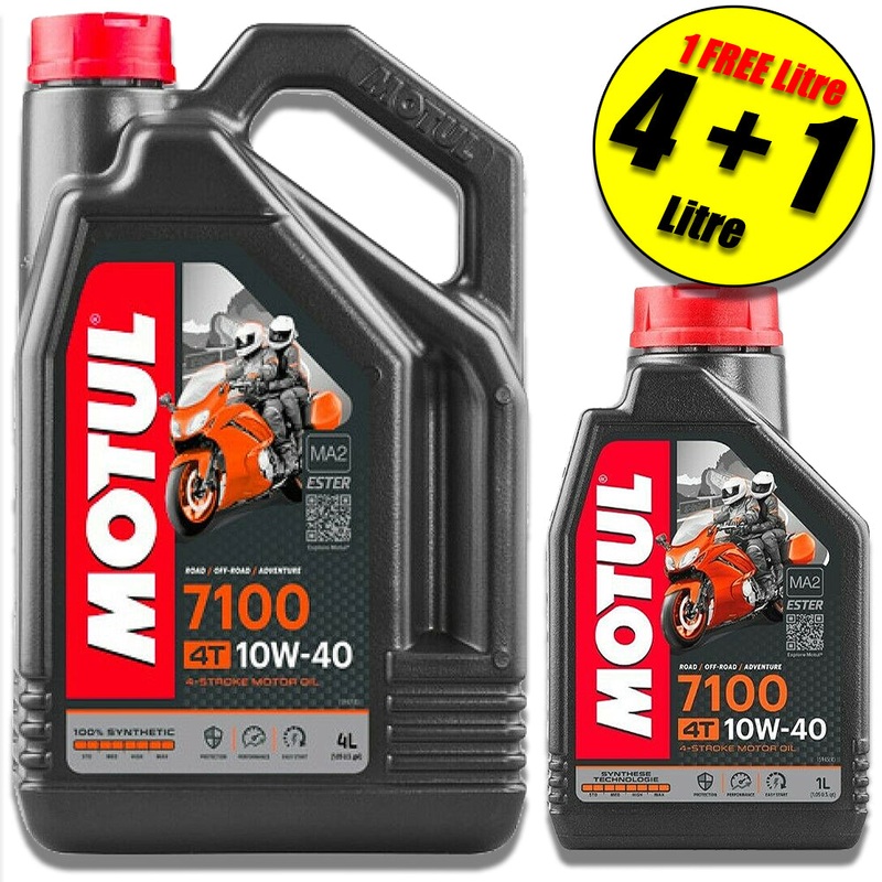 Motul 7100 10w40 4T 4L + 1L Free