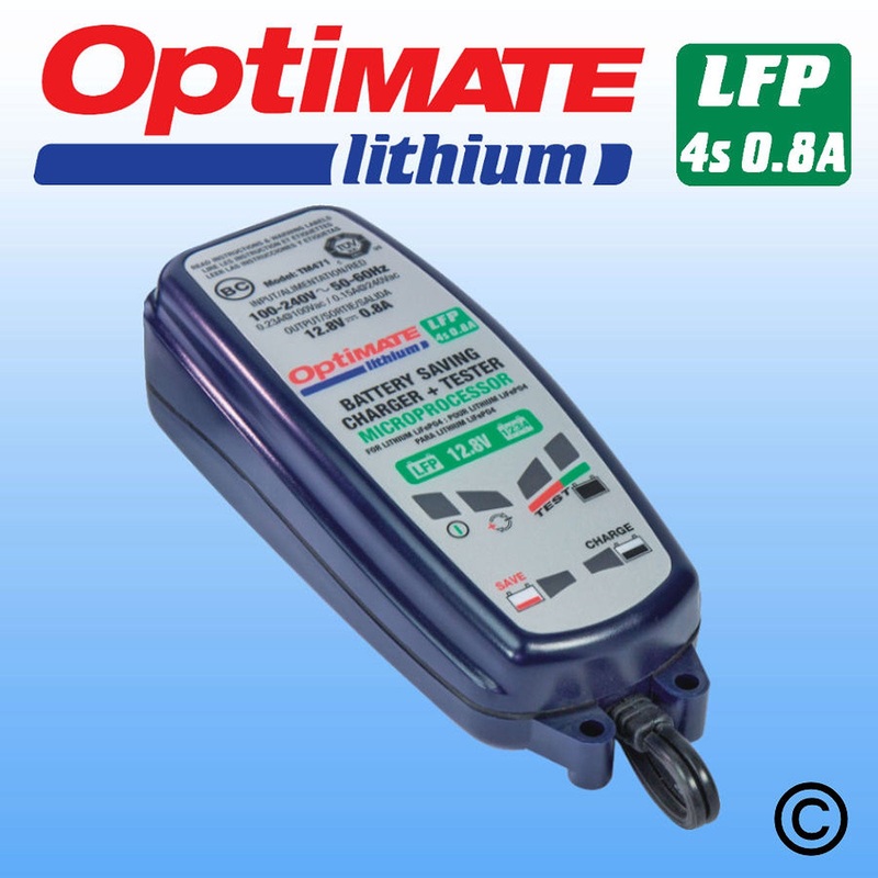 Optimate 3 Lithium 0.8a 12v B/Charge
