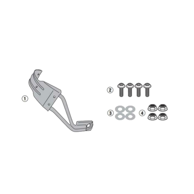 Givi RM7710Kit Kit To Mount Rear Mudflap