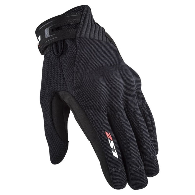 LS2 Dark II Ladies Gloves Black L Black