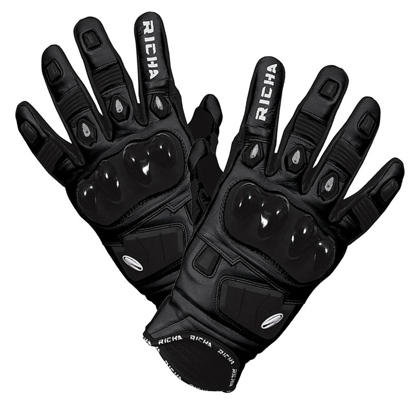 Richa Rock Gloves Black XS Black