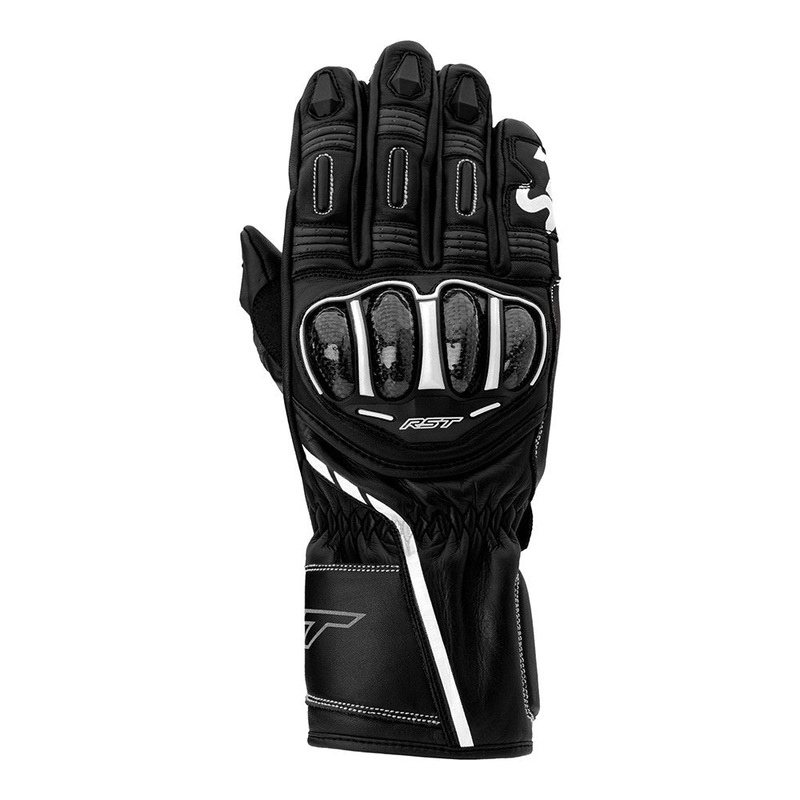 RST S1 Gloves Black White XS White
