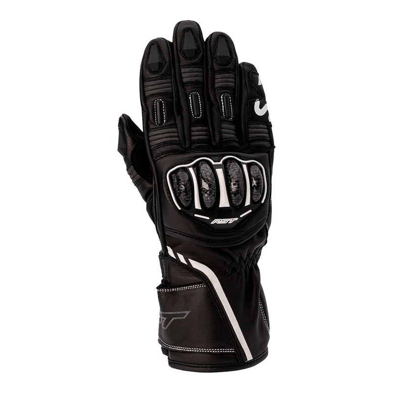 RST S1 Ladies Gloves Black White S White