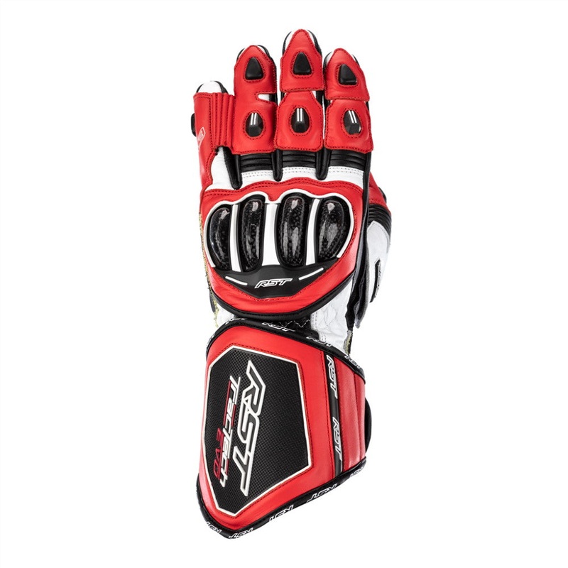 RST Tractech Evo 4 CE Mens Gloves Red XS Red