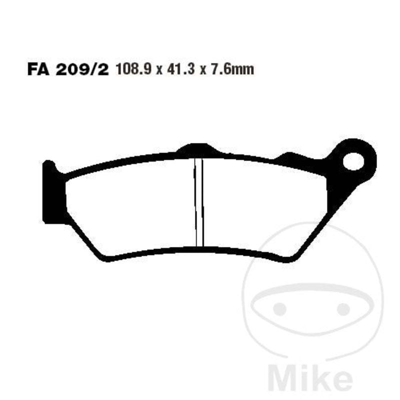 FA209/2 HH EBC Double-H Sintered Brake Pads
