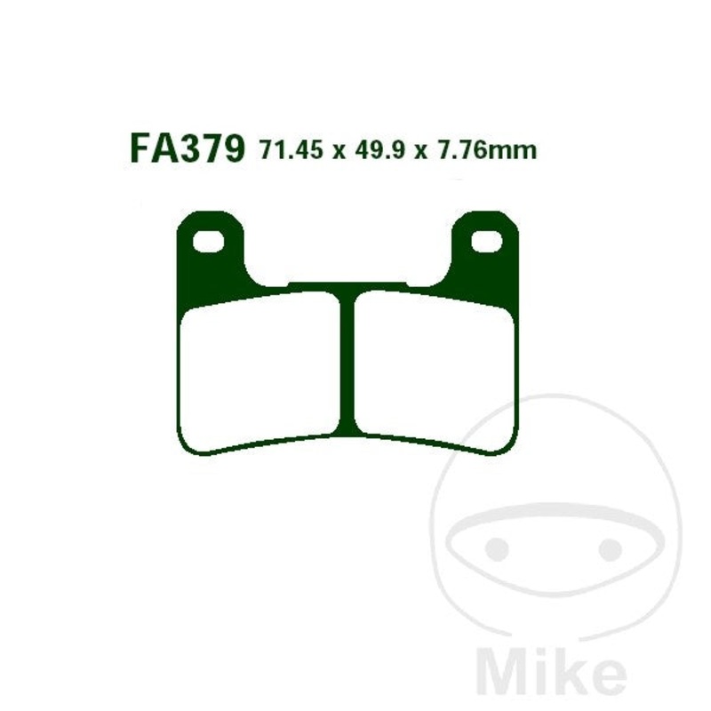 FA379 HH EBC Double-H Sintered Brake Pads