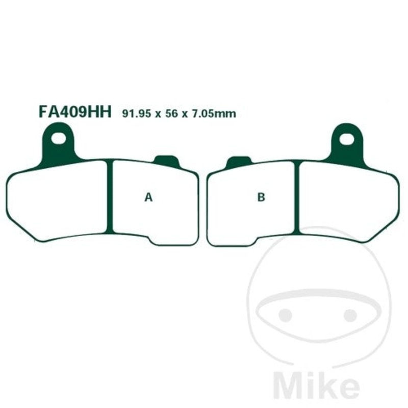 FA409 HH EBC Double-H Sintered Brake Pads