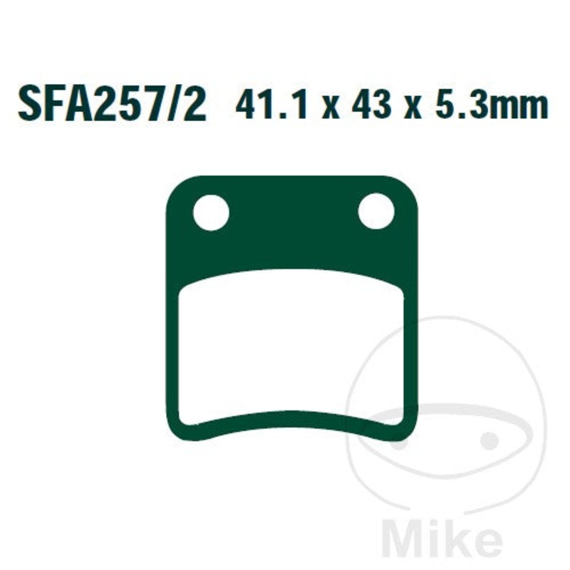 SFA257/2 EBC Organic Scooter Brake Pads