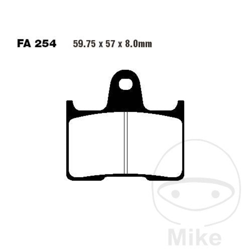 FA254 HH EBC Double-H Sintered Brake Pads