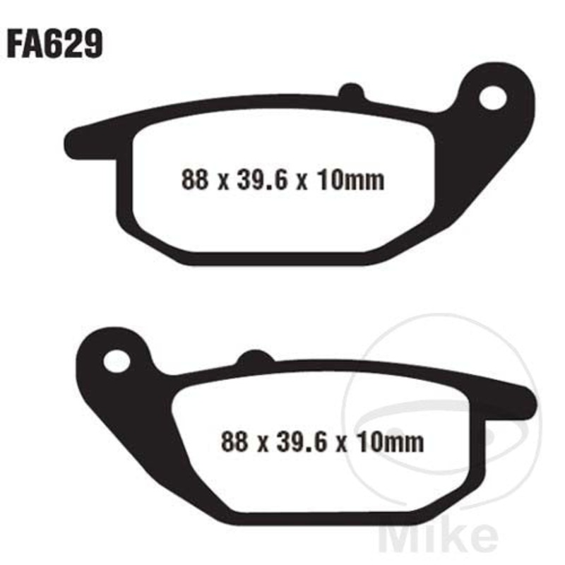 FA629 EBC Standard Organic Brake Pads