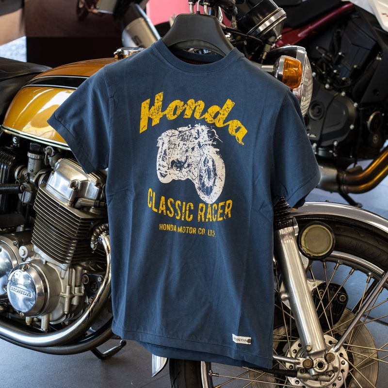 Honda Vintage T-Shirt 8 Small Navy